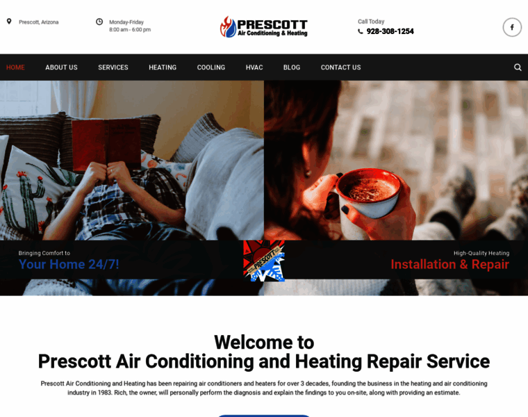 Prescott-air-conditioning.com thumbnail