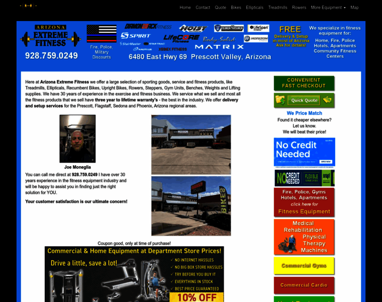 Prescottfitnessequipment.com thumbnail