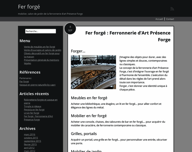 Presence-forge.fr thumbnail
