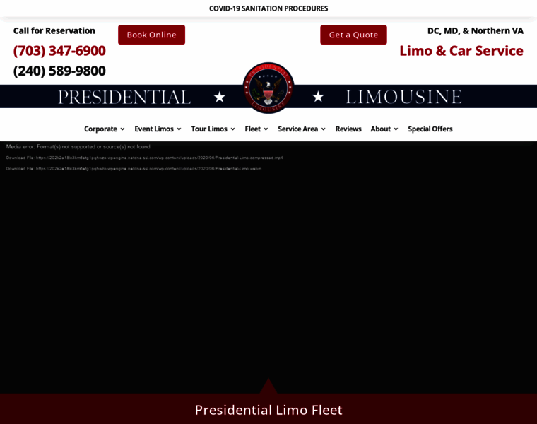 Presidential-limo.com thumbnail