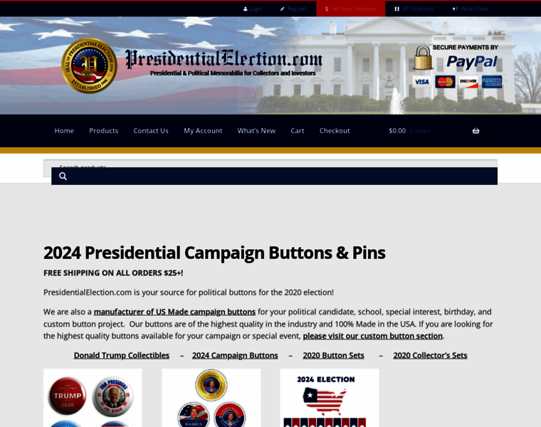 Presidentialelection.com thumbnail