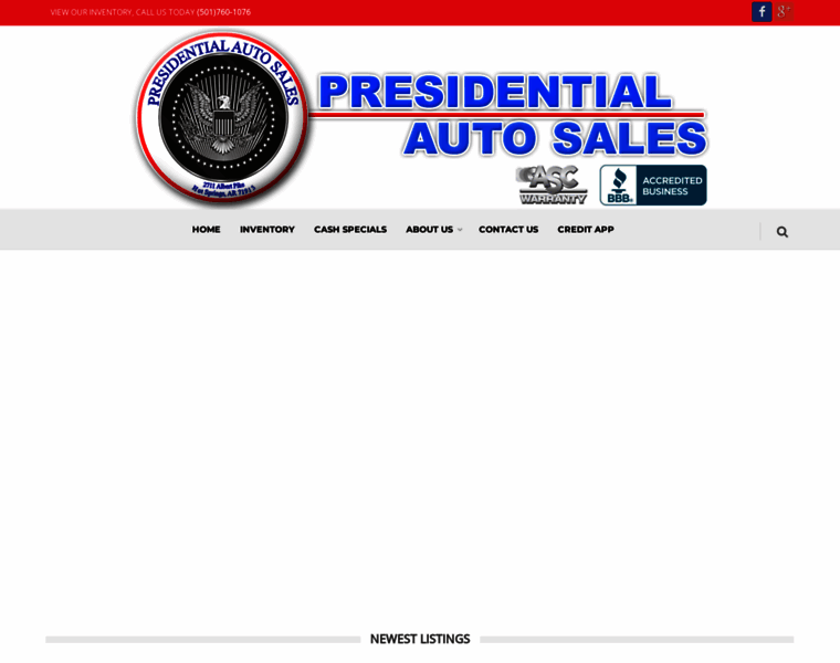 Presidentialusedautosales.com thumbnail