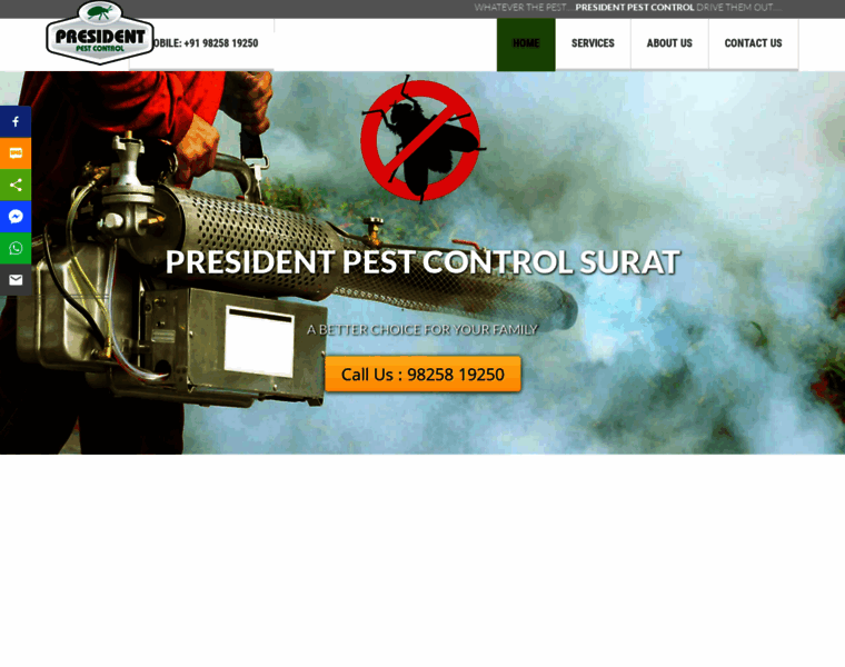 Presidentpestcontrol.com thumbnail