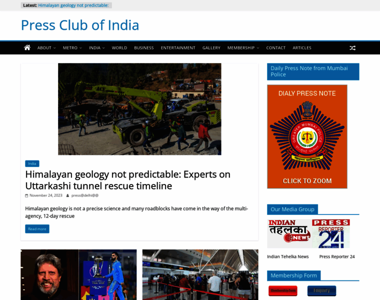 Pressclubofindia.co.in thumbnail