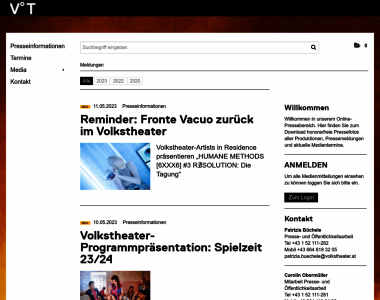 Presse.volkstheater.at thumbnail