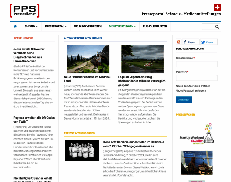 Presseportal-schweiz.ch thumbnail