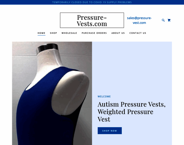Pressure-vest.com thumbnail