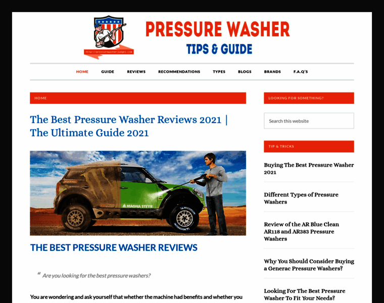 Pressurewasherjudges.com thumbnail