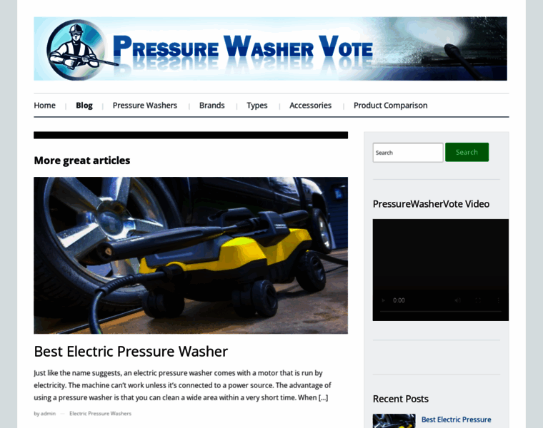 Pressurewashervote.com thumbnail
