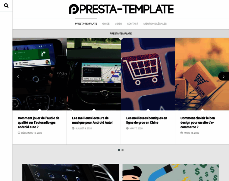 Presta-template.com thumbnail