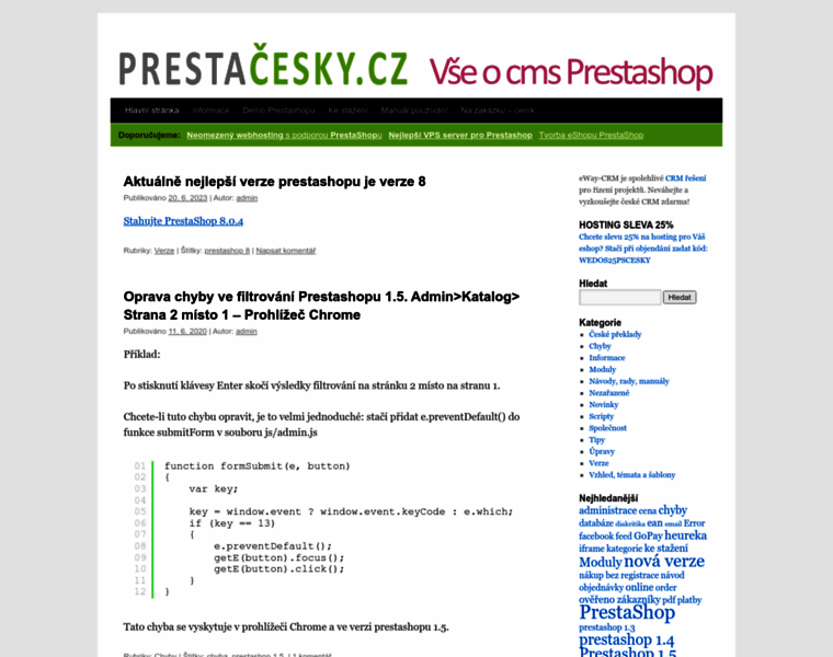 Prestacesky.cz thumbnail
