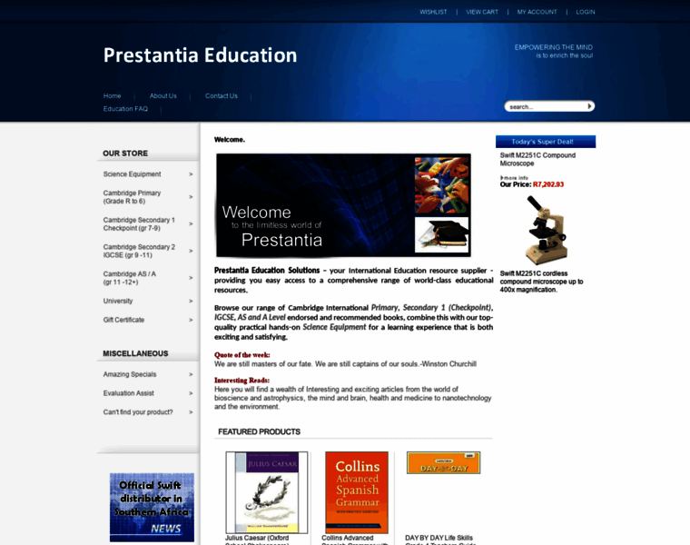 Prestantia.org thumbnail