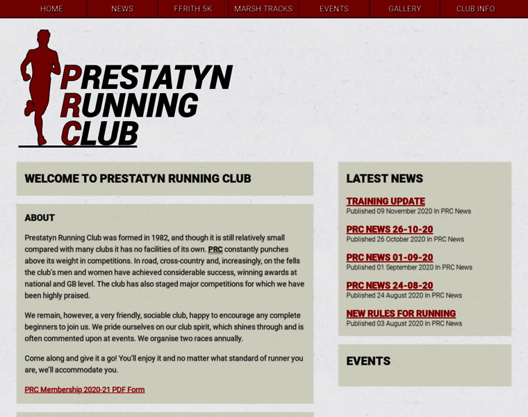 Prestatynrunningclub.co.uk thumbnail