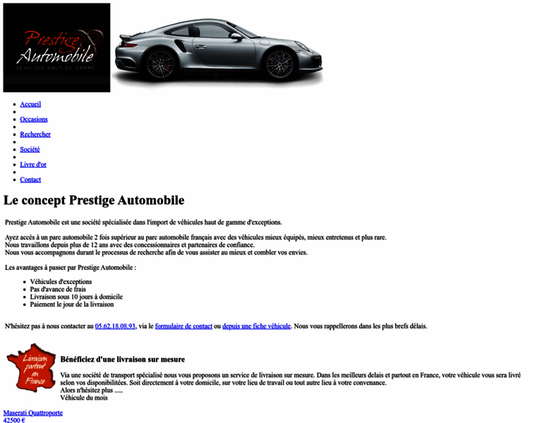 Prestige-automobile.fr thumbnail