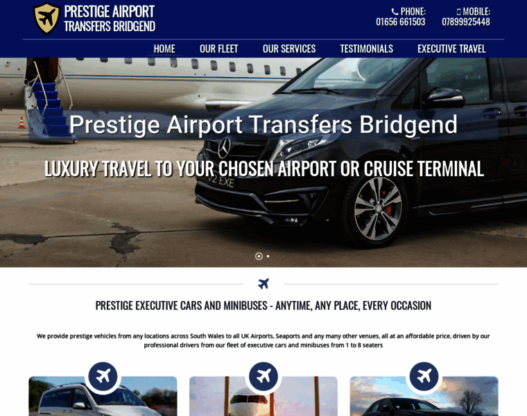 Prestigeairporttransfersbridgend.co.uk thumbnail