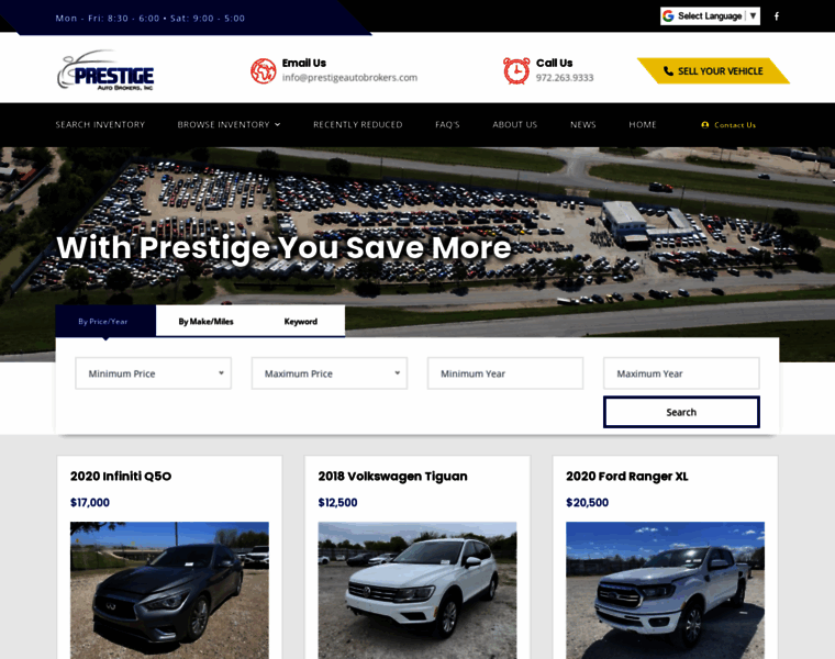 Prestigeautobrokers.com thumbnail
