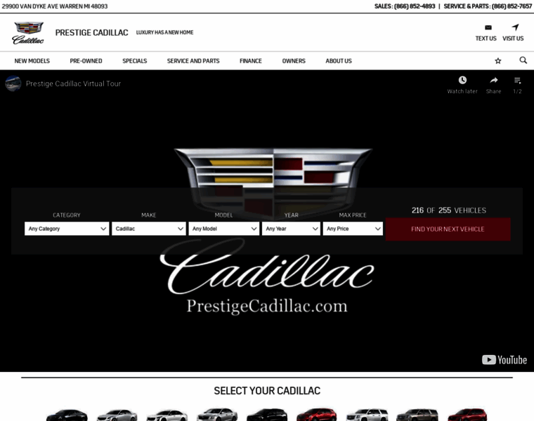 Prestigecadillac.com thumbnail