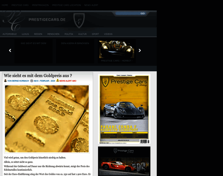 Prestigecars.de thumbnail