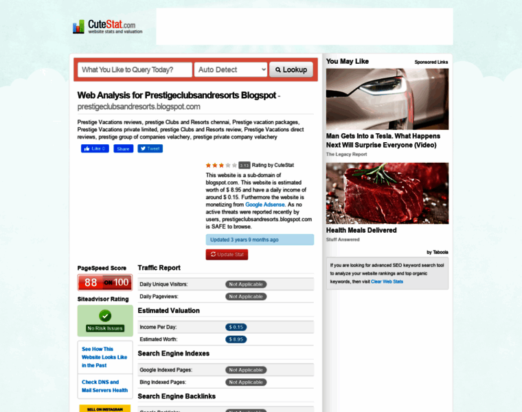 Prestigeclubsandresorts.blogspot.com.cutestat.com thumbnail