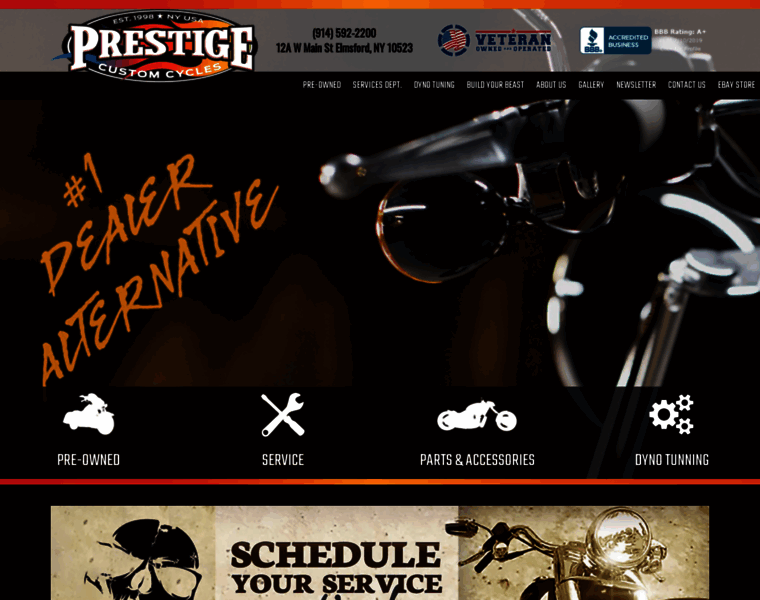 Prestigecustomcycles.com thumbnail