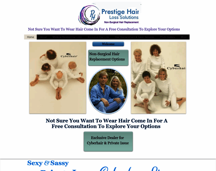 Prestigehairlosssolutionsllc.com thumbnail