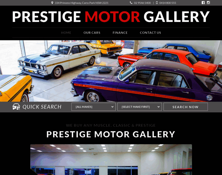 Prestigemotorgallery.com.au thumbnail