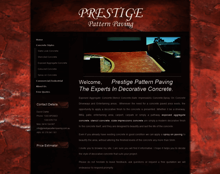 Prestigepatternpaving.com.au thumbnail