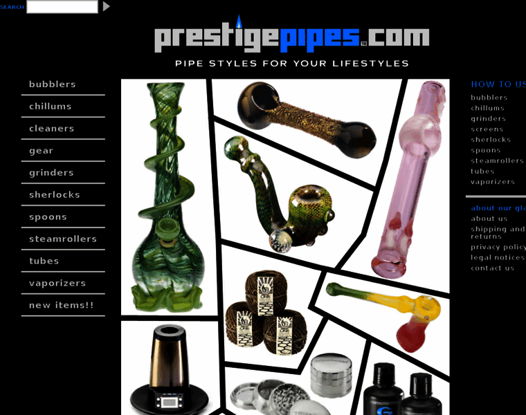 Prestigepipes.com thumbnail