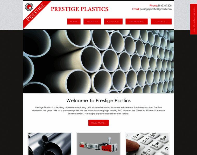 Prestigeplastics.in thumbnail