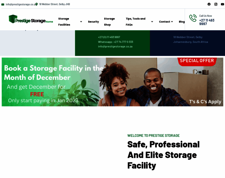 Prestigestorage.co.za thumbnail