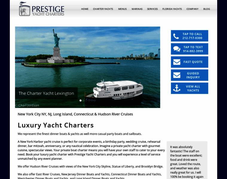 Prestigeyachtcharters.com thumbnail