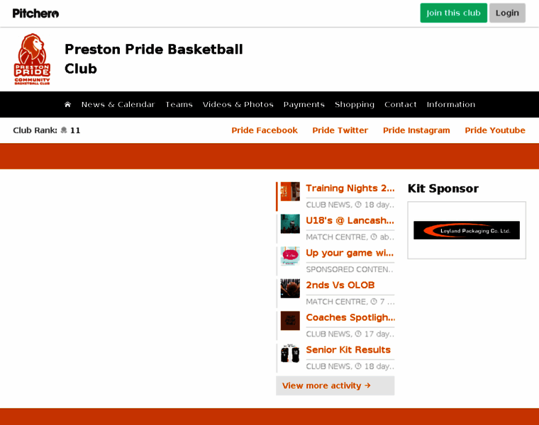 Prestonbasketball.com thumbnail