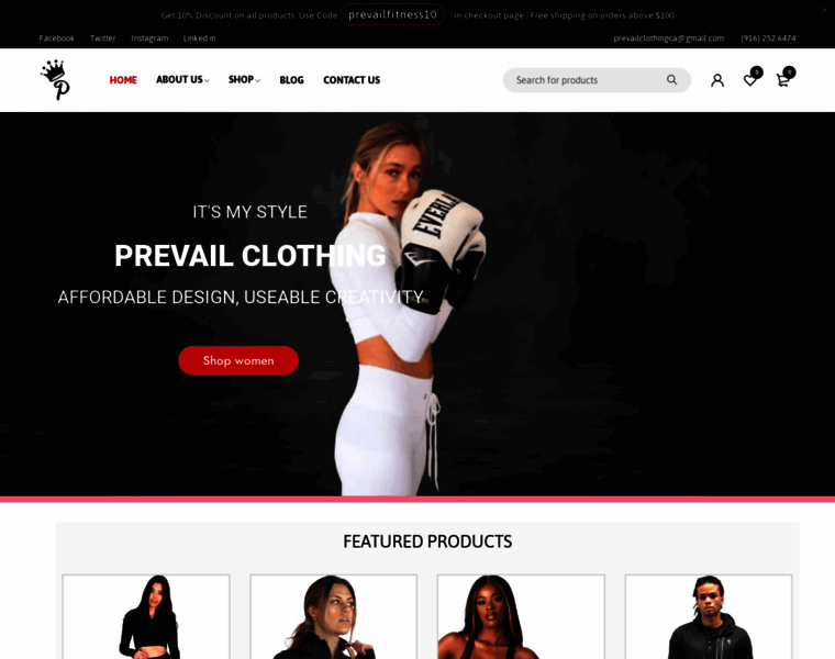 Prevailclothing.com thumbnail