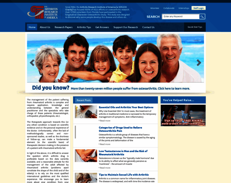 Preventarthritis.org thumbnail