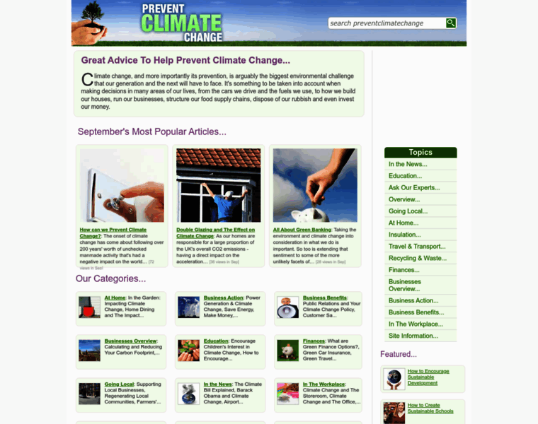 Preventclimatechange.co.uk thumbnail