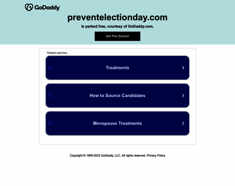 Preventelectionday.com thumbnail
