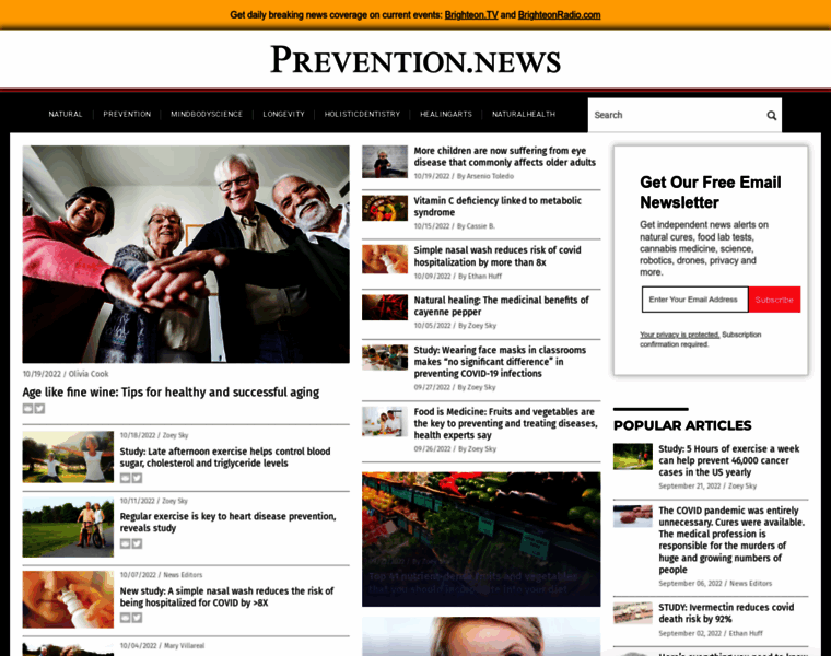 Prevention.news thumbnail
