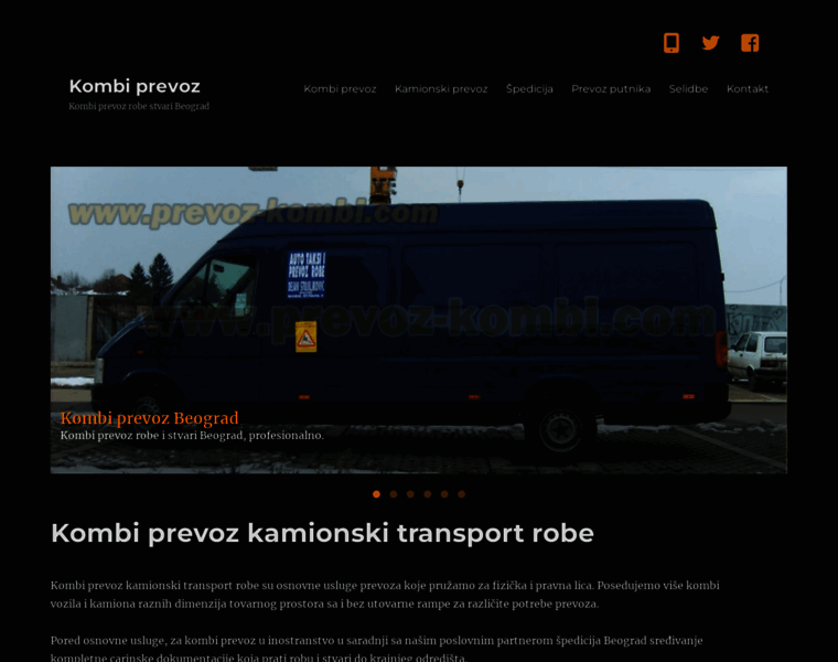 Prevoz-kombi.com thumbnail