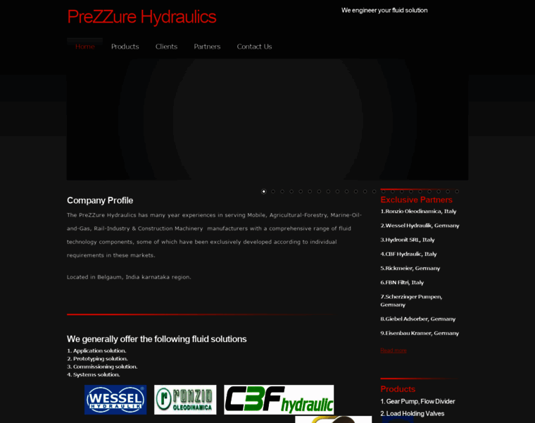 Prezzurehydraulics.com thumbnail