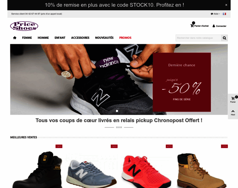 Priceshoes.fr thumbnail