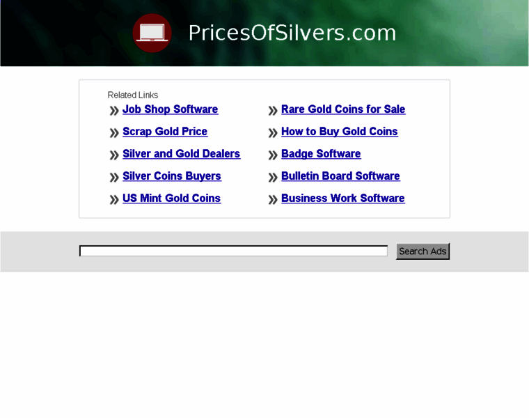 Pricesofsilvers.com thumbnail