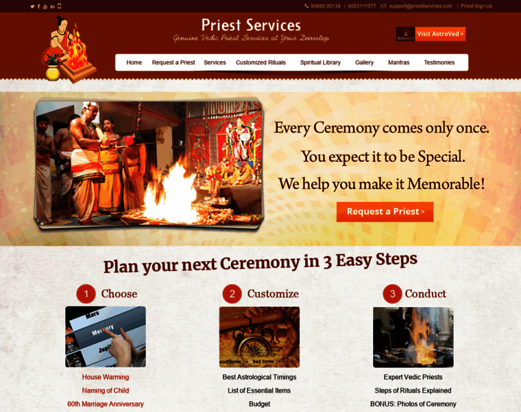 Priestservices.com thumbnail