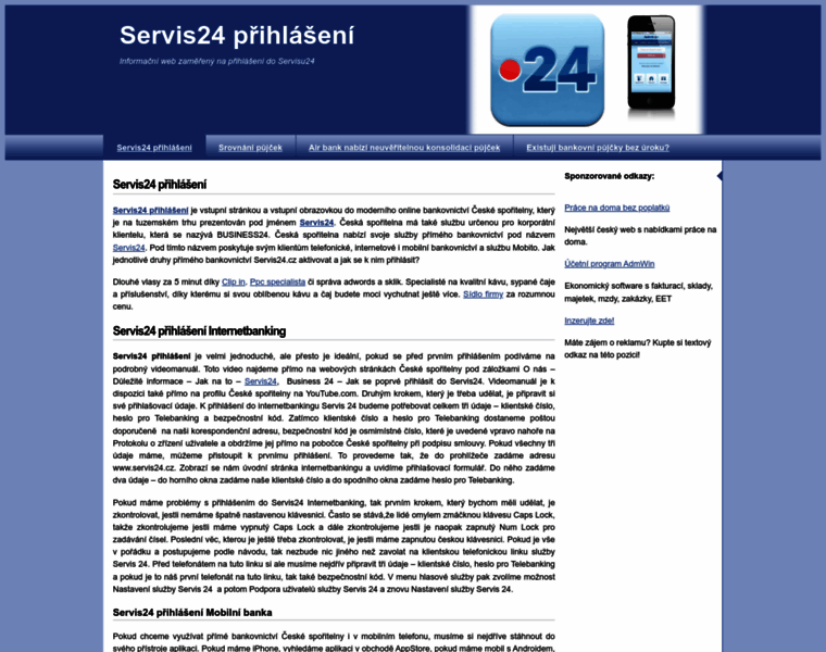 Prihlaseni-servis24.cz thumbnail