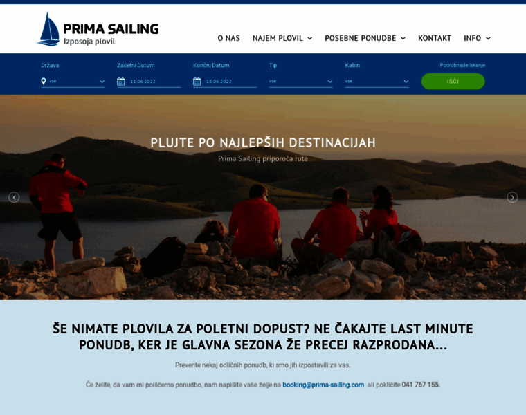 Prima-sailing.com thumbnail