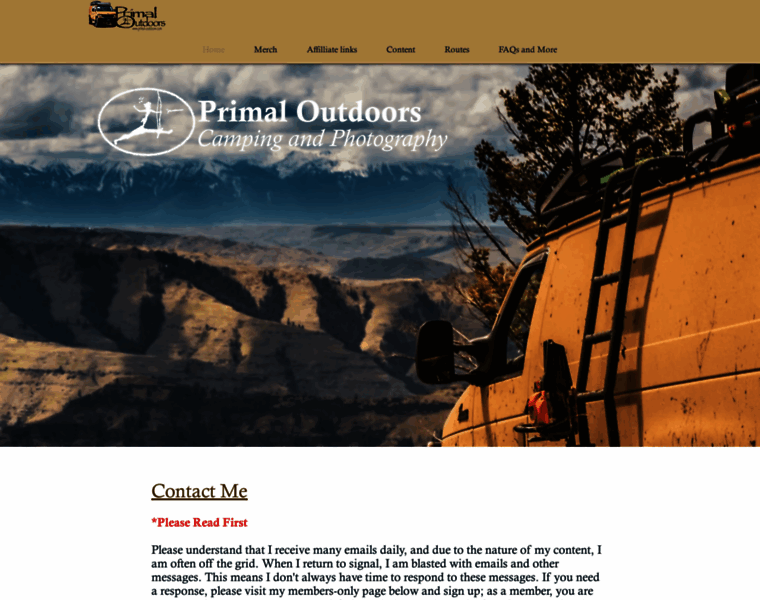 Primal-outdoors.com thumbnail