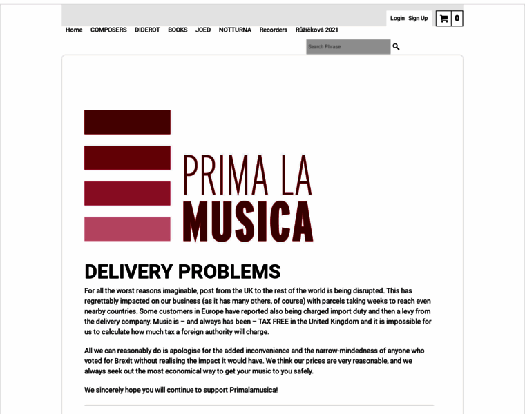 Primalamusica.com thumbnail