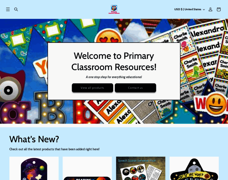 Primaryclassroomresources.co.uk thumbnail