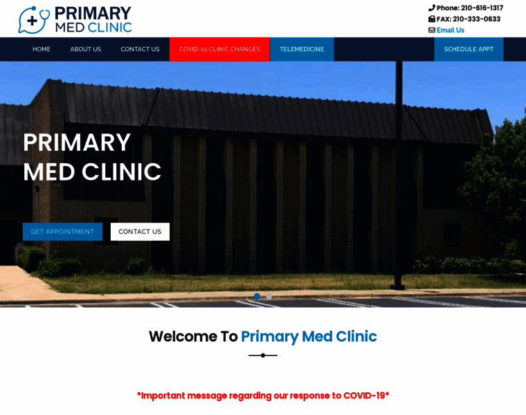 Primarymedclinic.com thumbnail