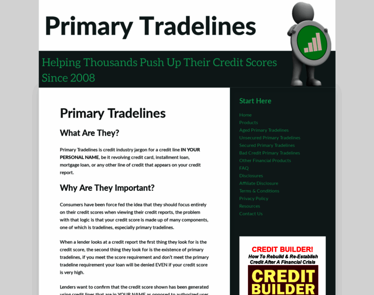 Primarytradelines.net thumbnail