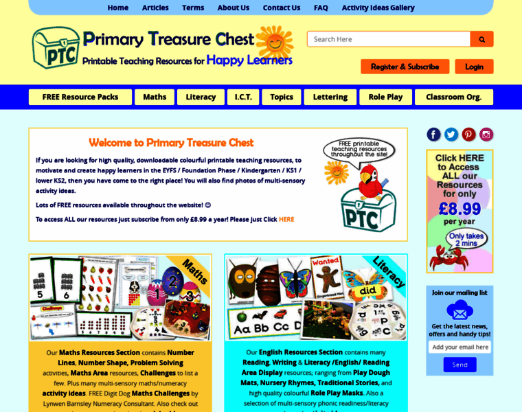 Primarytreasurechest.com thumbnail